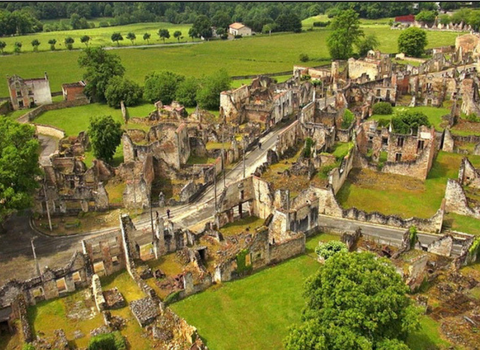 Oradour-sur-Glane from the air