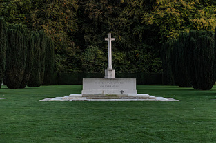 Stone of Remembrance (Front) and Cross of Sacrifice (Rear)