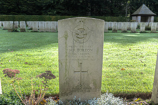 913376 Sergeant Herbert Frank Burton, Air Gunner. Aged 24 from Cliffe-At-Hoo, Kent.  61 Sqn RAF  Lancaster B1 W4192 QR-E