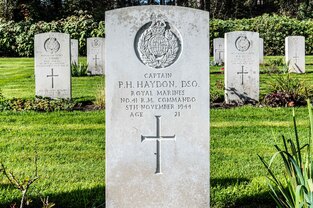 Captain Peter Hillyard Haydon  DSO Royal Marines