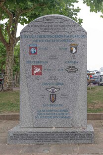 Memorial to the Airborne Forces involved in the liberation of France on D-Day 6 June 1944