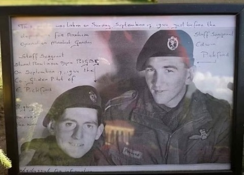 S/Sjt Pickford on the right with his co-pilot S/Sjt Rigby 